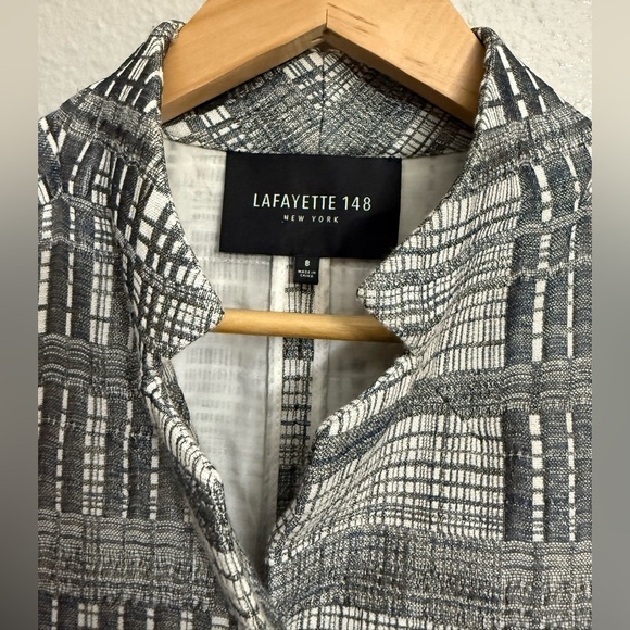 Lafayette 148 New York Metallic Padded Blazer - Picture 2 of 10